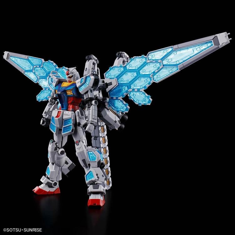 Mobile Suit Gundam Next Future RX-78F00/E Gundam (EX-001 G.L.R.S.S. Feather Unit) 1/144 Scale Model Kit (Chemical Recycle Ver.)