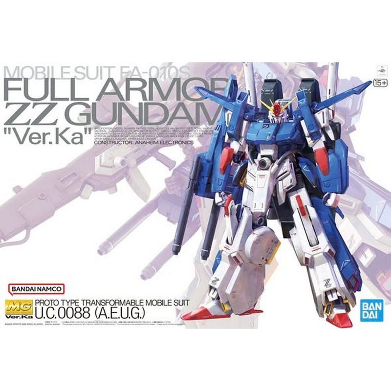 MG 1/100 FULL ARMOR ZZ GUNDAM Ver.Ka