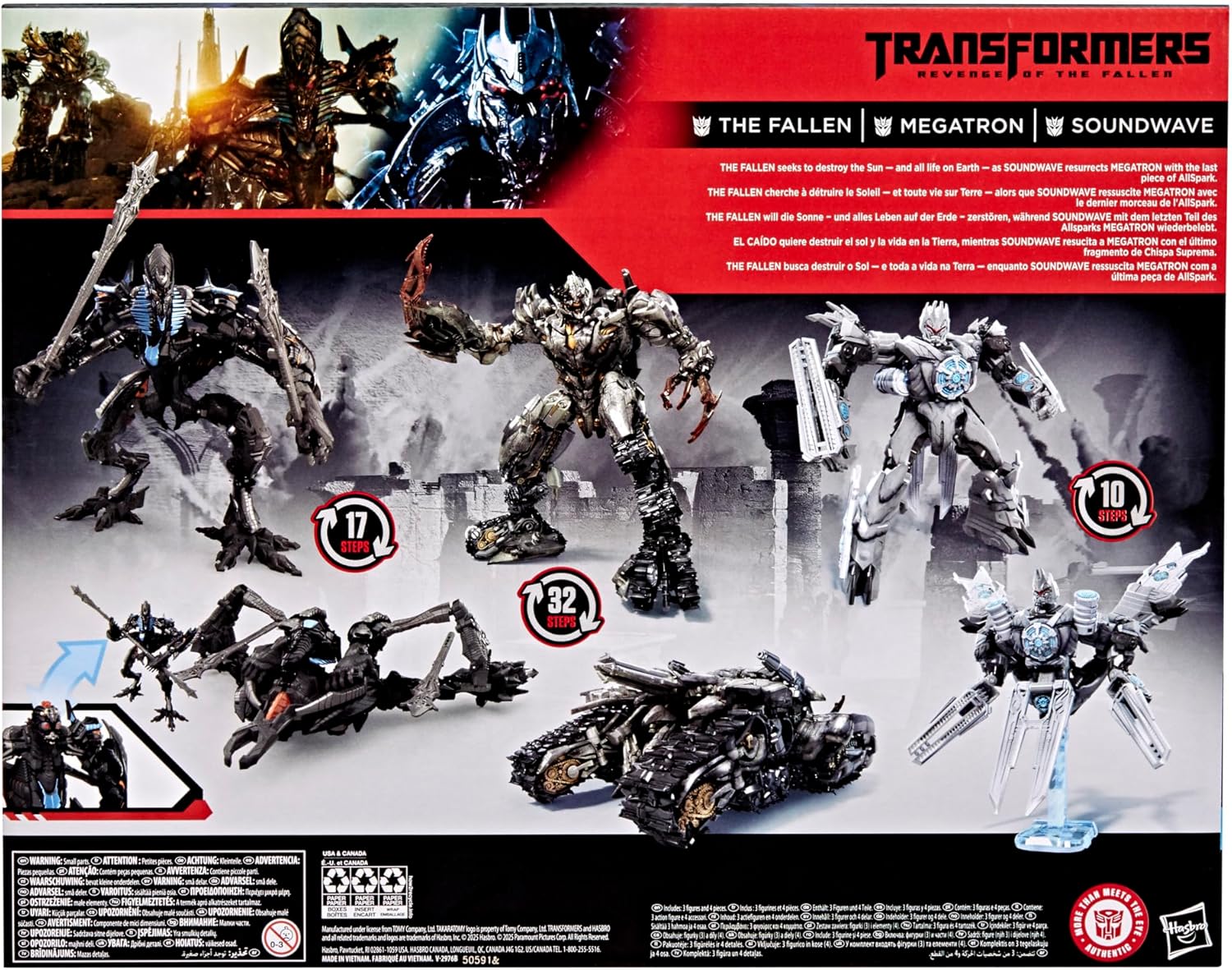 Transformers Studio Series Transformers: Revenge of the Fallen 3 Pack