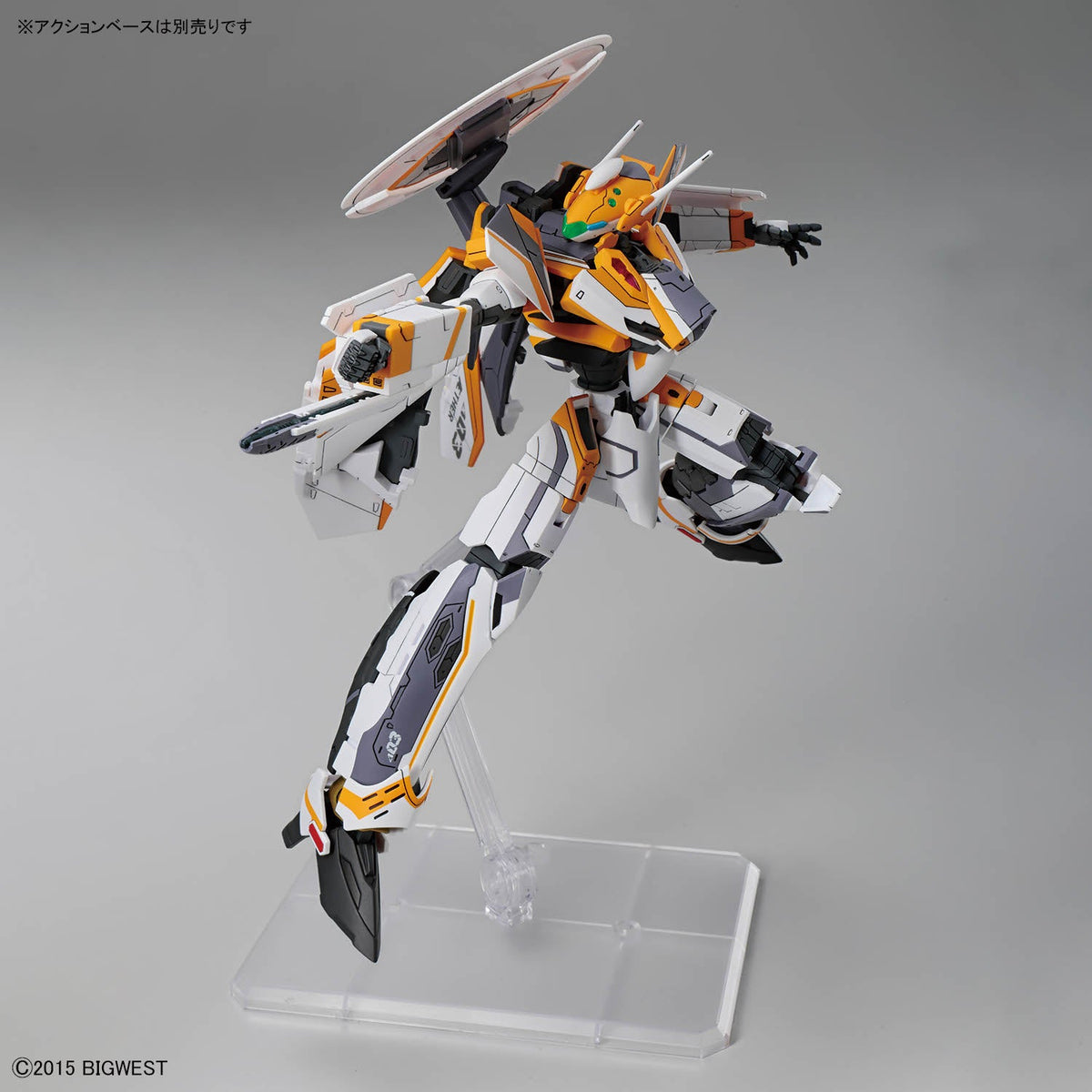 Macross Delta HG #12 VF-31E Siegfried (Chuck Mustang Custom) 1/100 Scale Model Kit