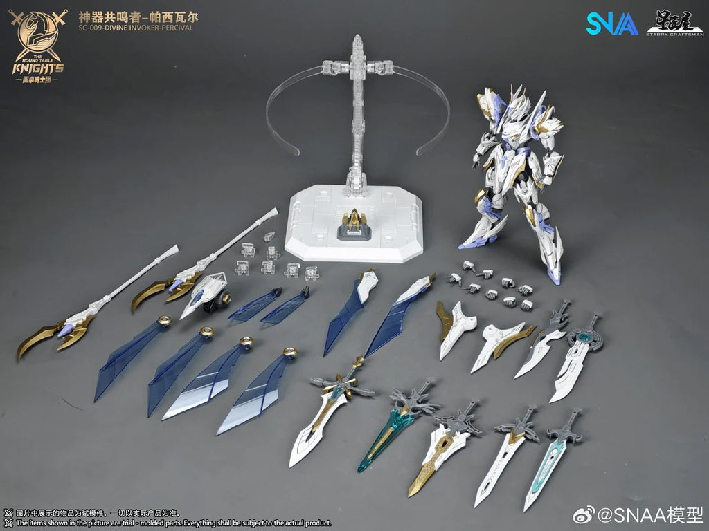 SNAA 1/144 The Round Table of Knight's Divine Invoker Percival Deluxe Edition