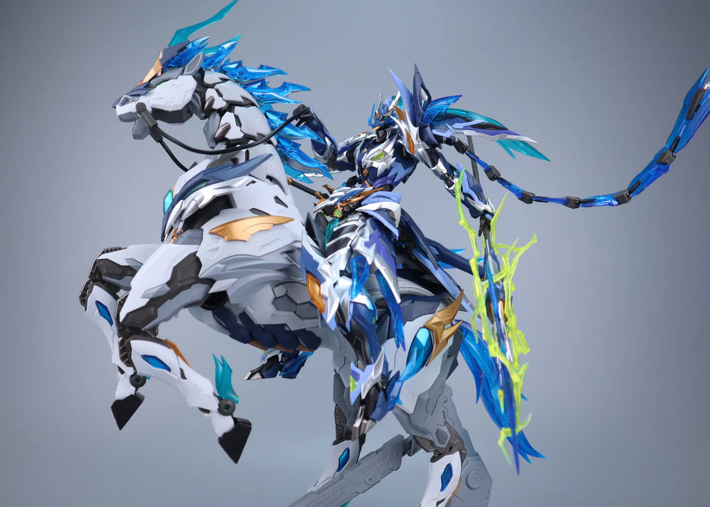 Motor Nuclear Zhao Yun and Magnolia White Dragon Horse Model Kit