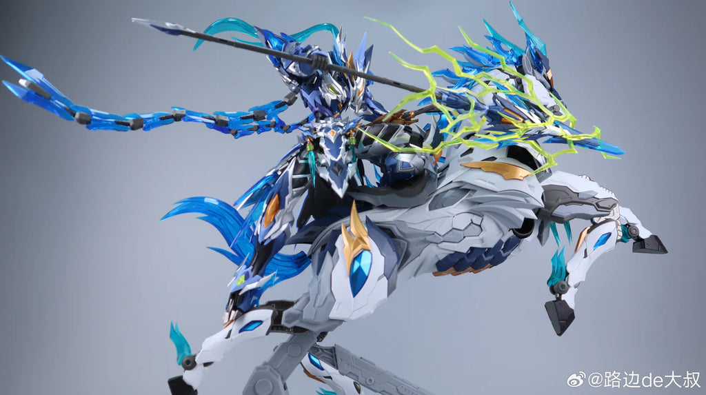 Motor Nuclear Zhao Yun and Magnolia White Dragon Horse Model Kit