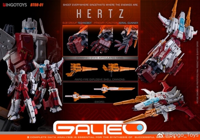 BingoToys BT08-01 Hertz - Galileo Combiner